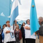 Emotivo izamiento en el Centro…