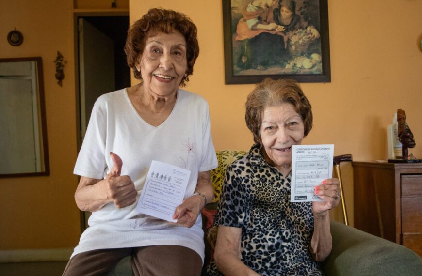 El operativo domiciliario de vacunación antigripal alcanzó a más de 120 personas