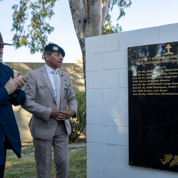 Macharashvili participó de los actos conmemorativos por Malvinas