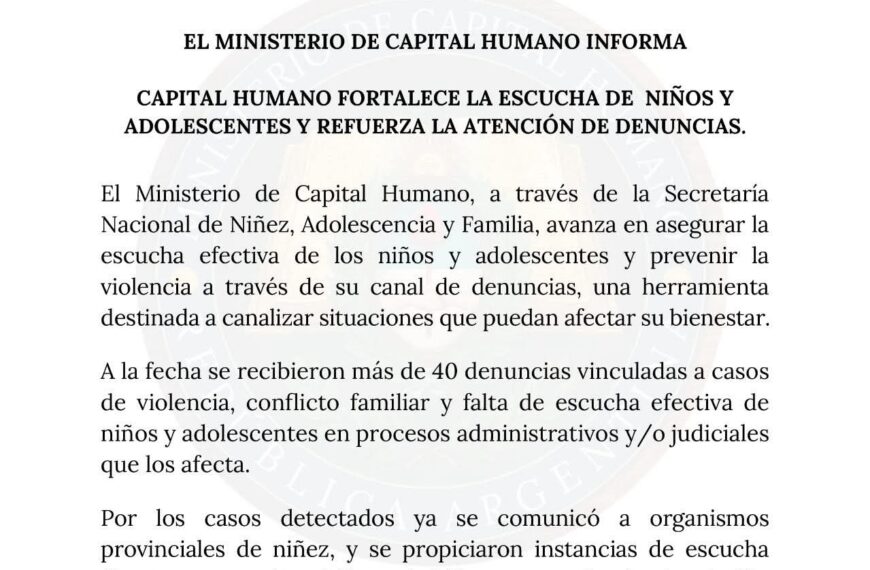 Capital Humano refuerza la atención&hellip;