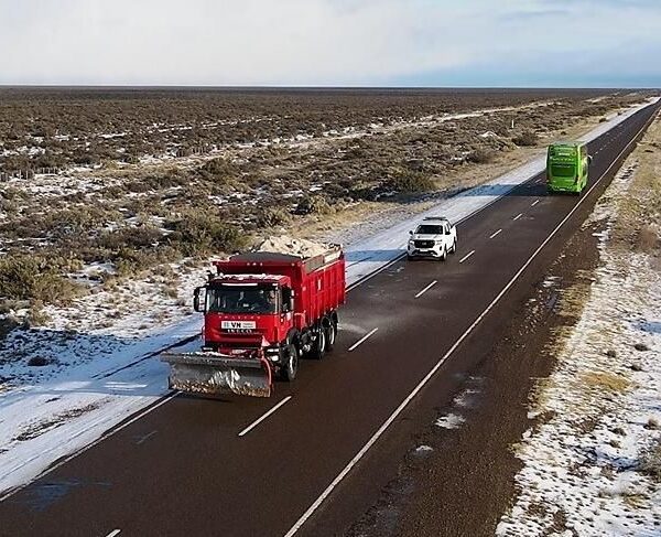 Vialidad Nacional inició en Chubut el Plan Integral de Mantenimiento Invernal 2026