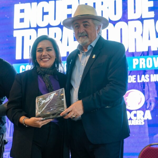 Othar acompañó la apertura del encuentro Mujeres Trabajadoras del Sur