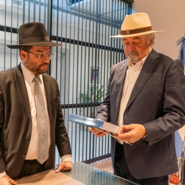 Macharashvili recibió al Gran Rabino Eliahu Hamra para profundizar la agenda de trabajo conjunta de la AMIA