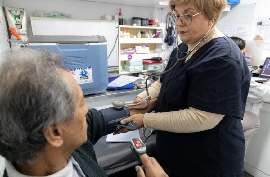 El tráiler de salud municipal…