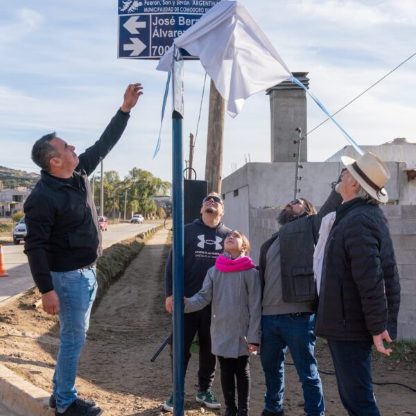 Othar participó de la imposición del nombre de calle José Berardo “Lalo” Álvarez