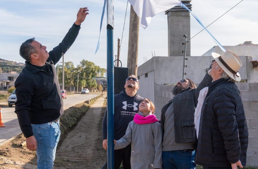 Othar participó de la imposición del nombre de calle José Berardo “Lalo” Álvarez