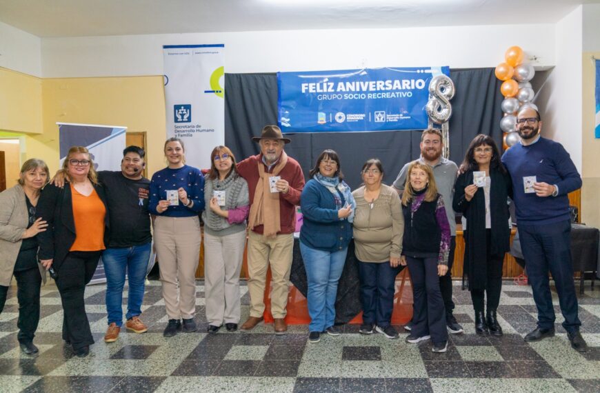 Othar acompañó el 8° aniversario del grupo socio-recreativo “Los Vagones de Km. 5”