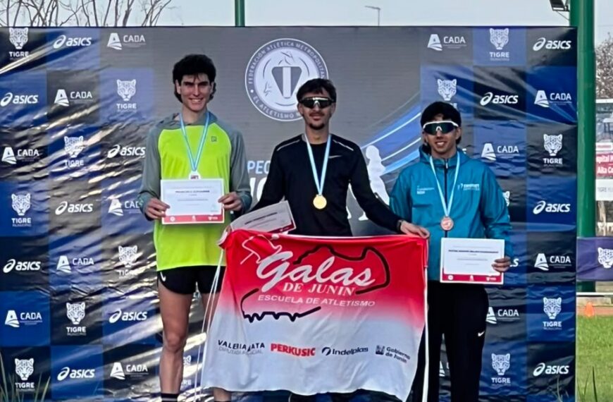 Matías Bellido Barrionuevo tuvo una buena actuación en el Nacional U23 de atletismo