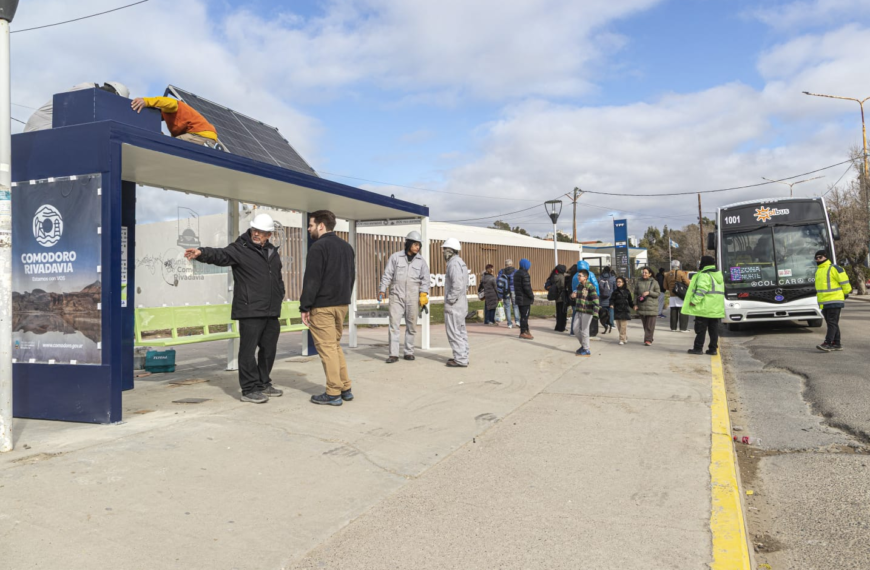 Comodoro avanza con la instalación de nuevas garitas de última generación